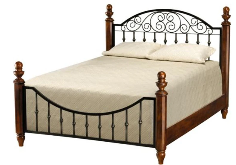 

North American Peach Bed, Log Bed, Double Bed, Ironwood Bed, American Garden Ash