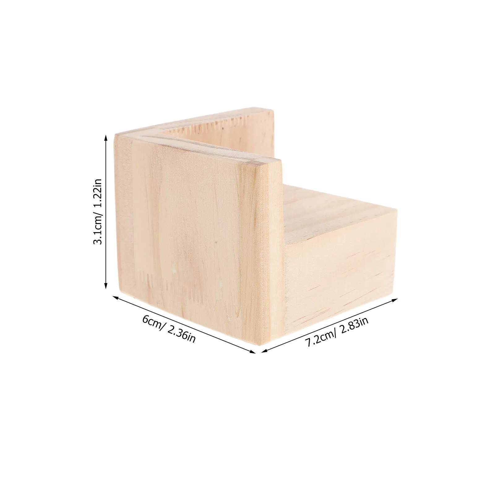 4Pcs Baby Crib Leg Supports Wood Furniture Legs Sturdy Solid Wood Toddler Bed Risers Stable Replacement Furniture Legs for Bed view 2