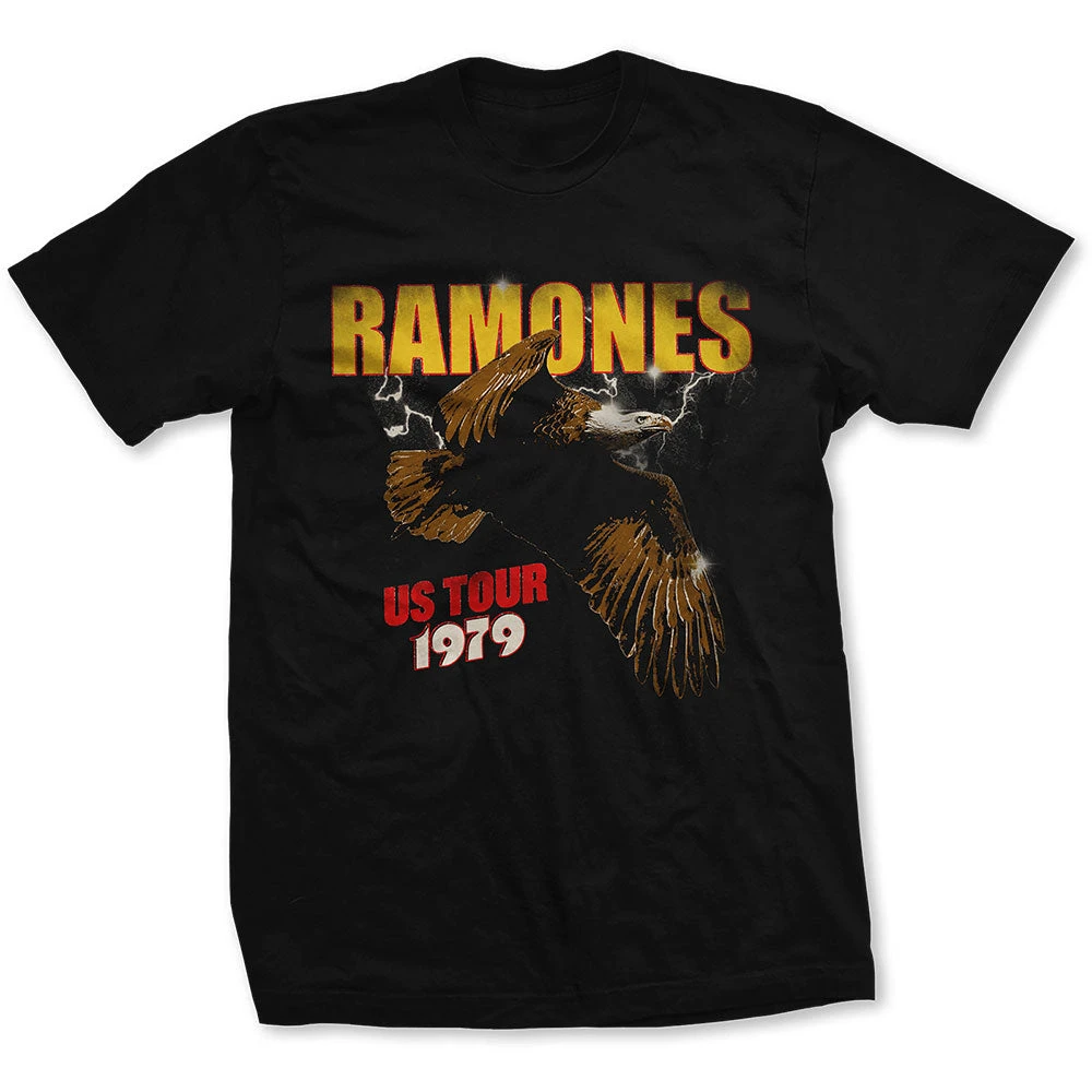 Roundhouse  Ramones Band T-Shirt Cotton Graphic Tee Men Women Summer Streetwear