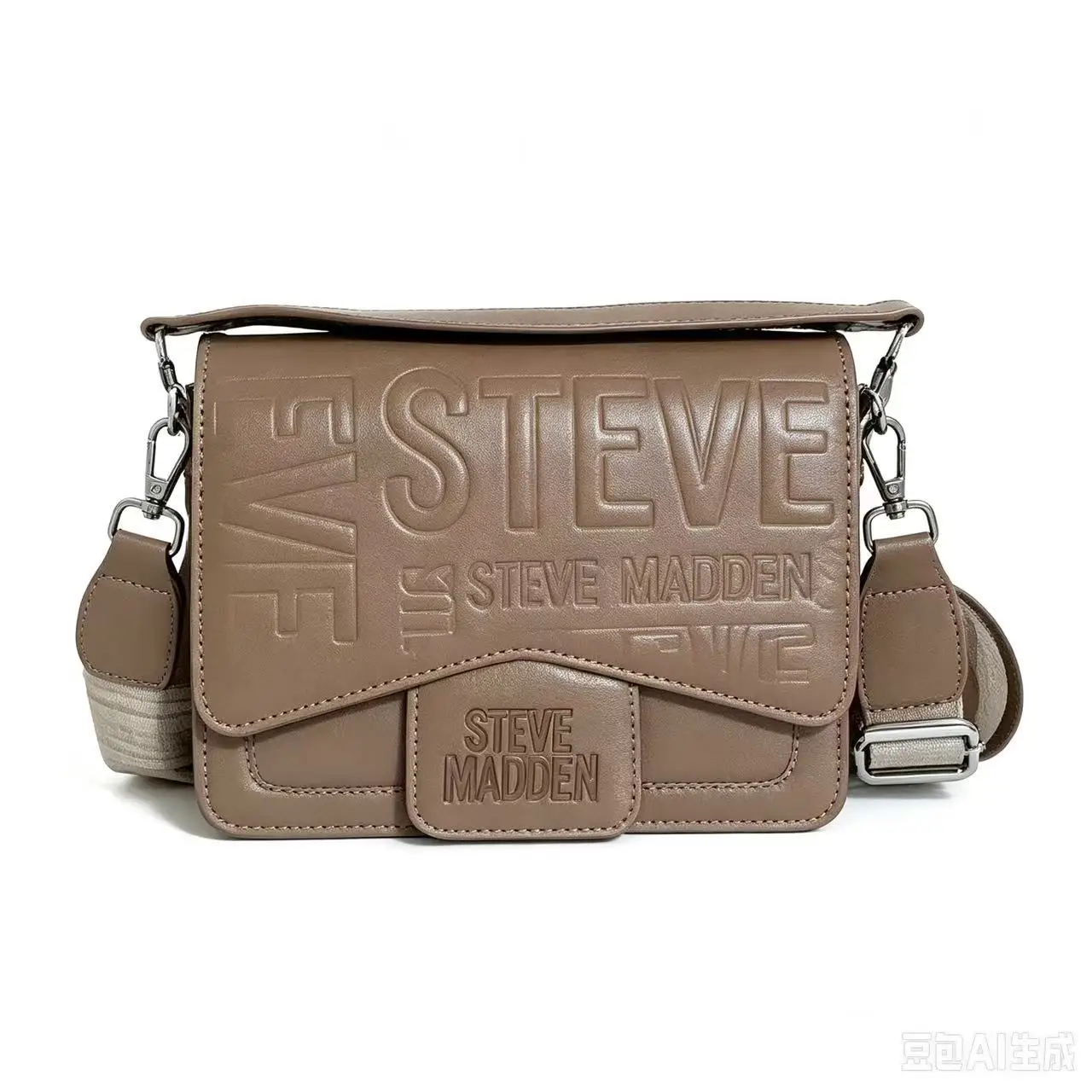 New Fashionable niche Texture Bag Steve Madden 2026 Trendy Retro Small Square Bag Versatile Single Shoulder Crossbody Bag Light