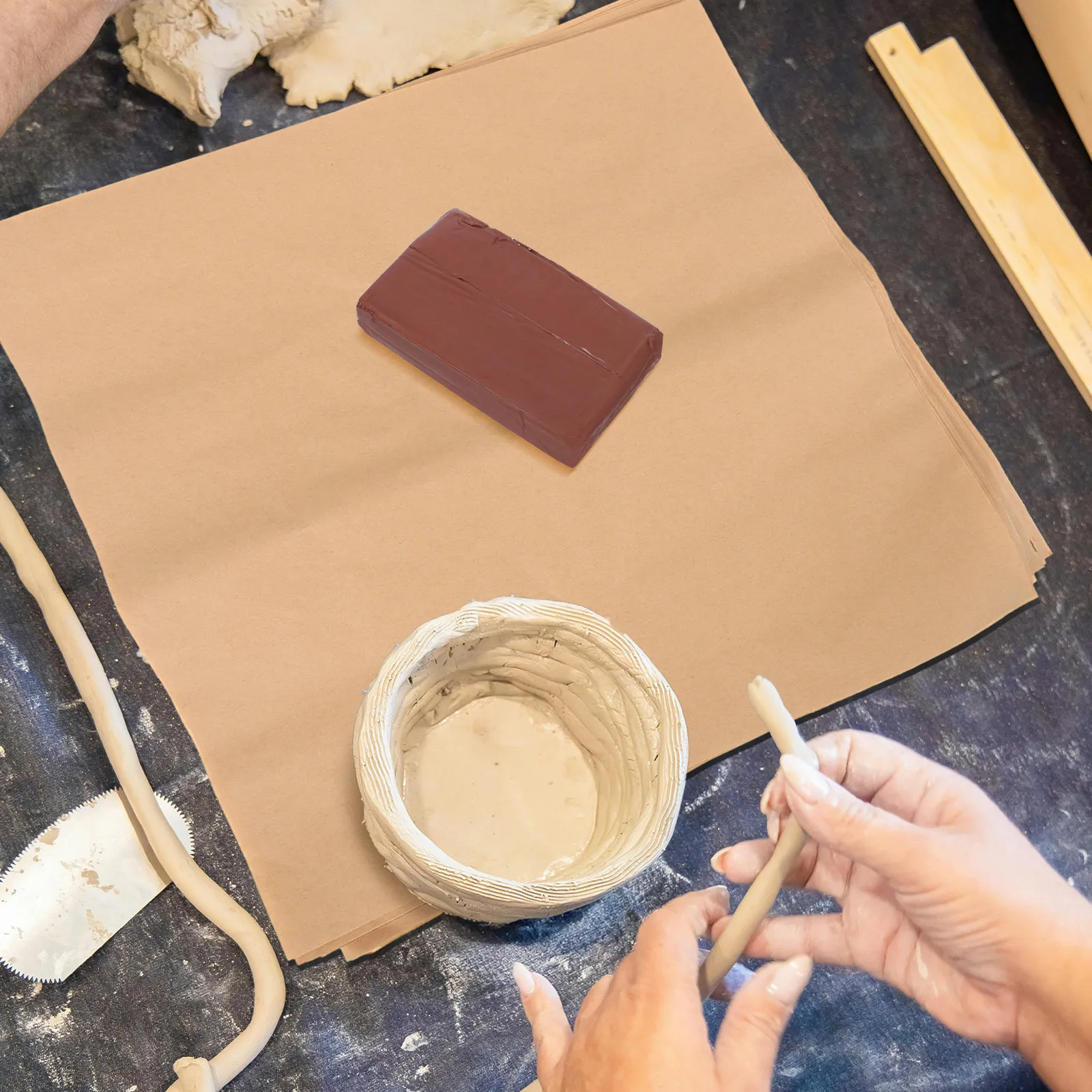 

Air Dry Clay for Crafting Creative Play Modeling Clay Air Dry Safe Materials Soft Texture Longlasting Creations for Art