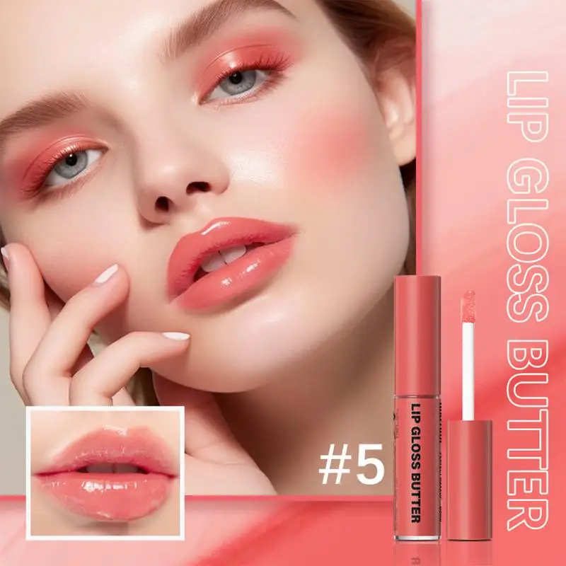 Lip Gloss de longa duração para mulheres, bálsamo labial, batom líquido, manteiga, impermeável, cosméticos, maquiagem, meninas