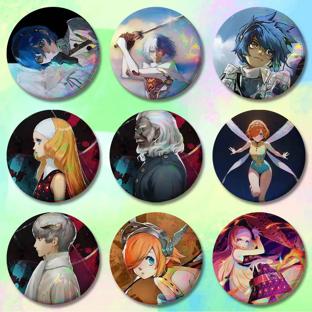 

M-MetaphorS RE F-fantazio Enamel Pin Tinplate Round Brooch Cosplay Nijigen Otaku Culture Badges 58mm 44mm 32mm 75mm 25mm