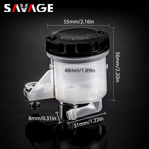 Frambromscylinderbehållare för HONDA CBR600RR CBR1000RR CB1000R VTR1000F VTR1000 SP1 NSR VFR Motorcykeloljevätskekopp 10 best sales Honda VTR1000 - №7