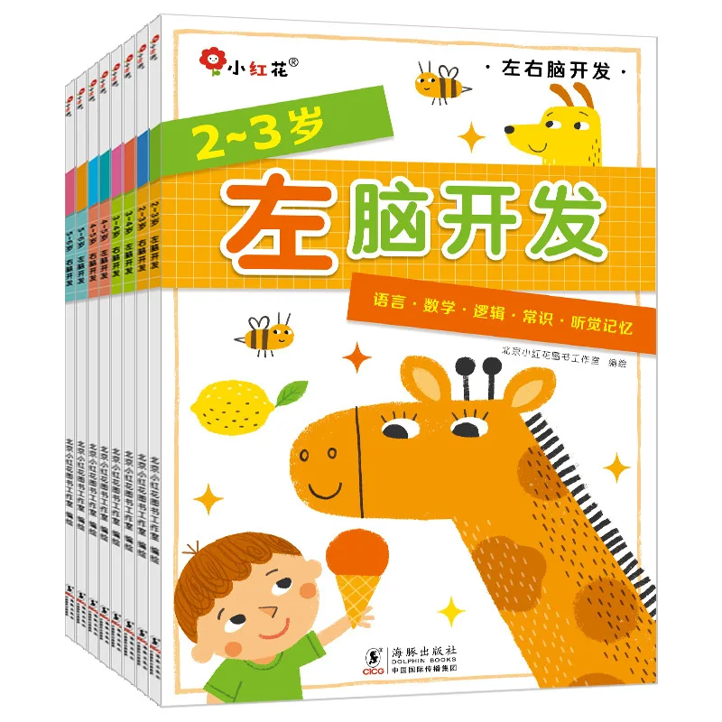 Children's Left and Right Brain Development Book, Thinking Logic, Concentration Training, Enlightenment and Early Education