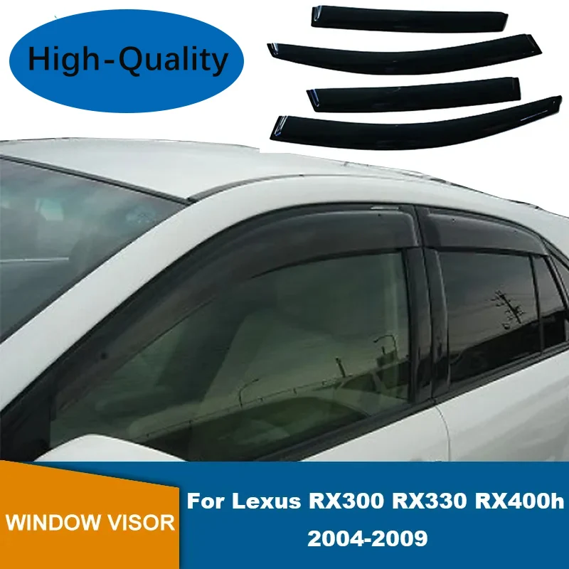 

Car Rain Shield For Lexus RX300 RX330 RX400h 2004 2005 2006 2007 2008 2009 Car Side Window Vent Visor Sun Rain Deflector Guard