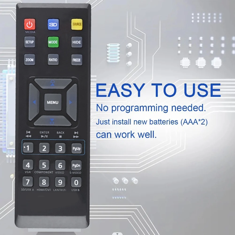 Vervang de afstandsbediening voor Acer-projector V12S AS211 P1283 M413 PE-X42 V12X AX316 P1283N