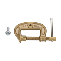 300A Welding Electrode Holder High Power Brass Grounding Work Clamp Replacement Ground Earth Clamp for Argon Arc Welding Machine