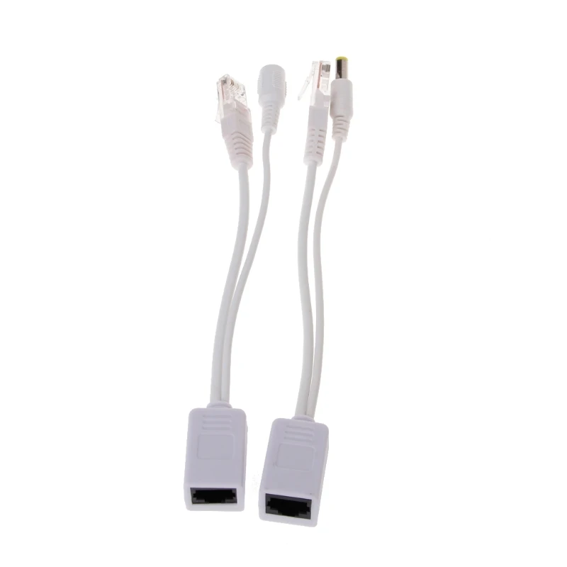 RJ45 Injector POE Splitter Adapter Cable  Passive Power Over Ethernet 12-48V