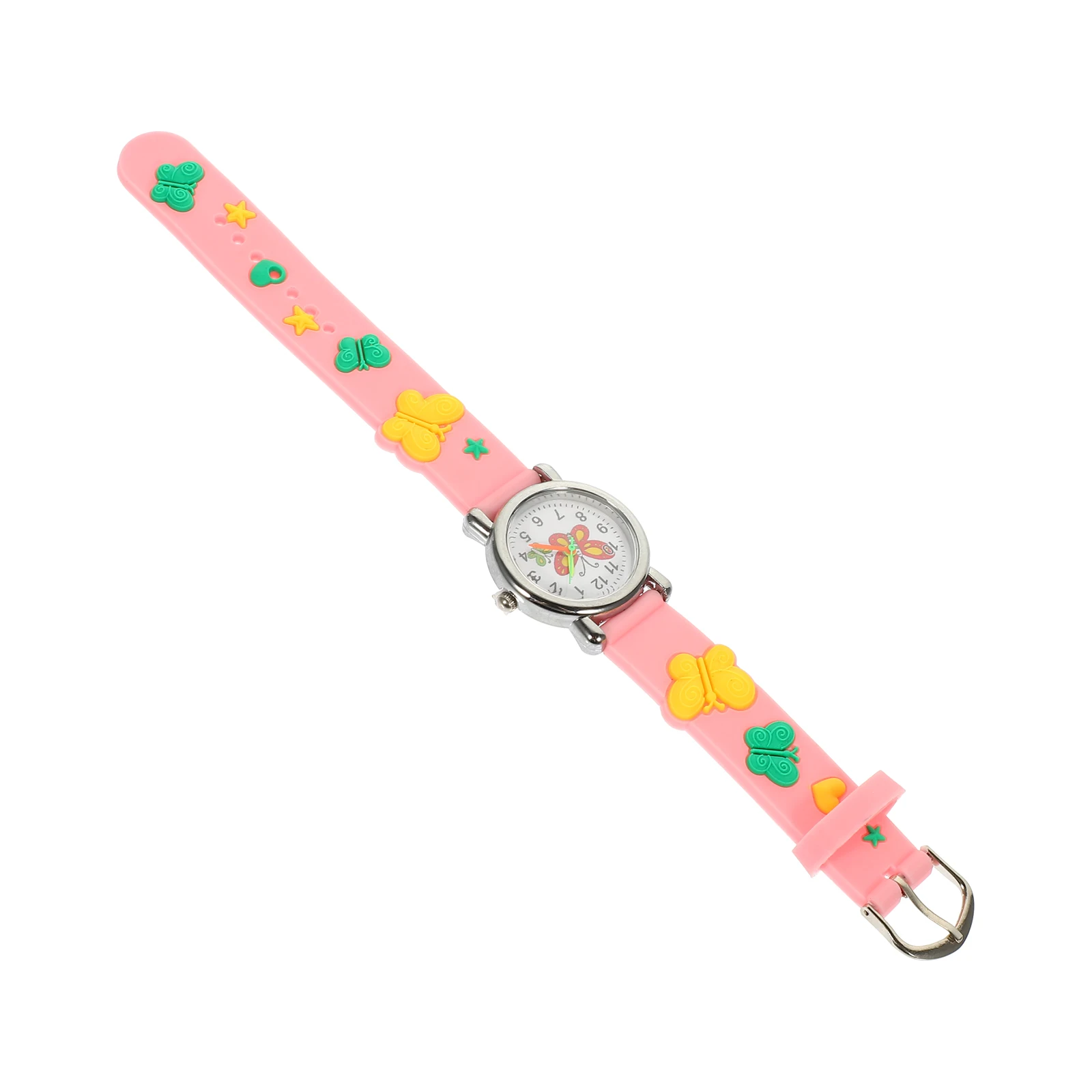 

Butterfly Pattern Watch Watches for Butterflies Glass Wrist Students Cartoon Present