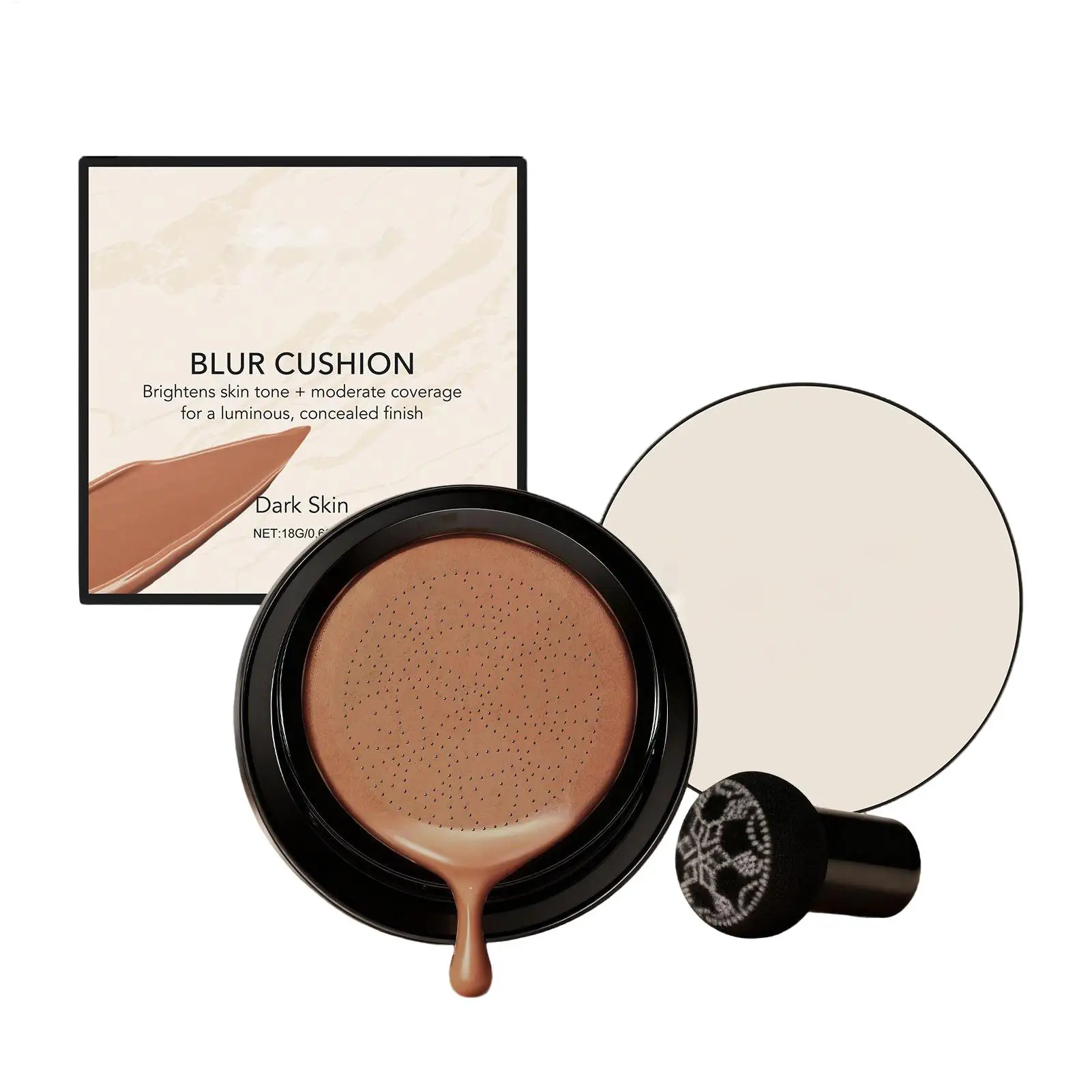 คอนซีลเลอร์ปรับผิวกระจ่างใส ไพรเมอร์บำรุงผิวอย่างเป็นธรรมชาติ รองพื้นปกปิดจุดด่างดำ สำหรับผิวหมองคล้ำ ผิวมัน ผิวแห้ง ผิวผสม และผิวแพ้ง่าย