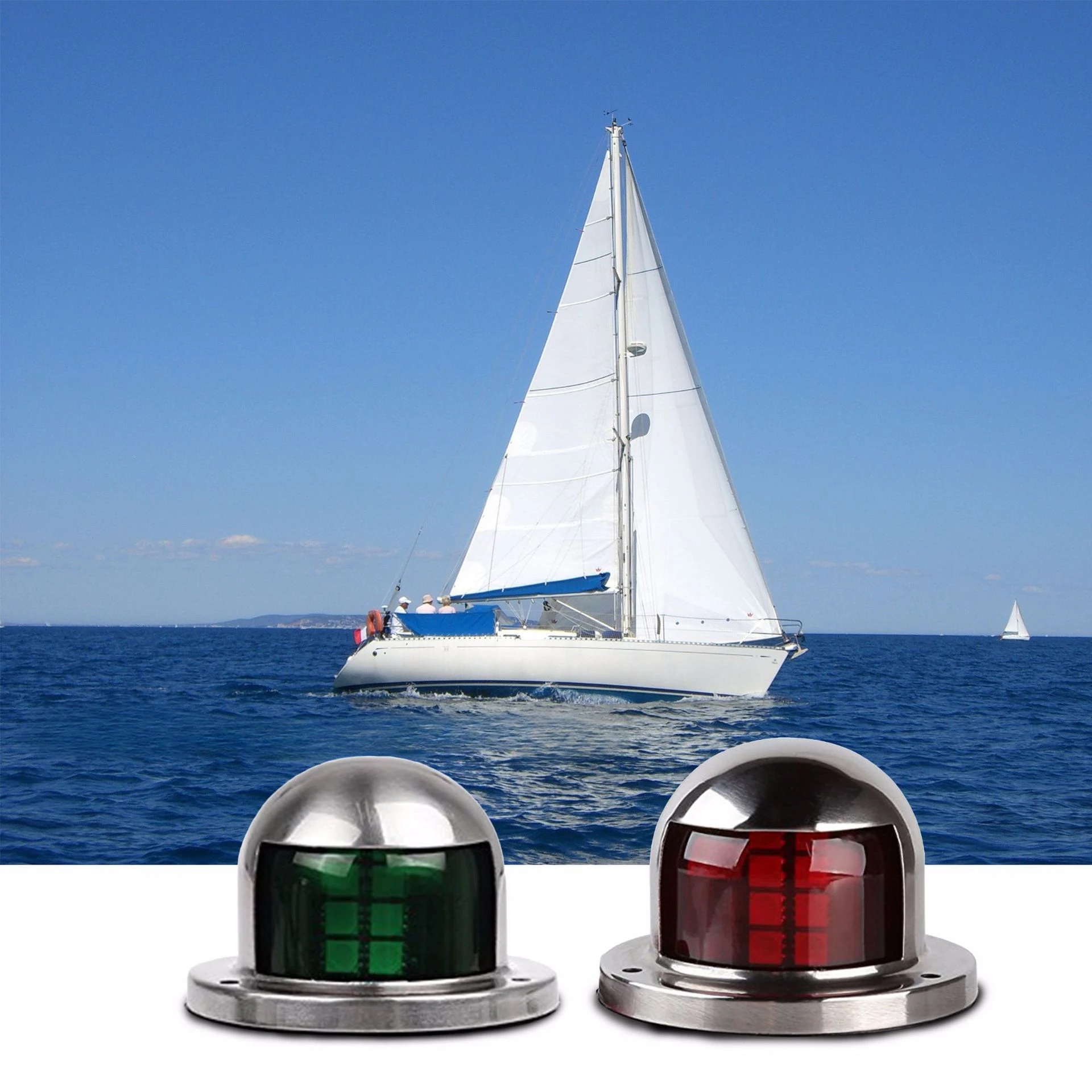 Yacht sailing light 1W anti-corrosion marine signal light 12V