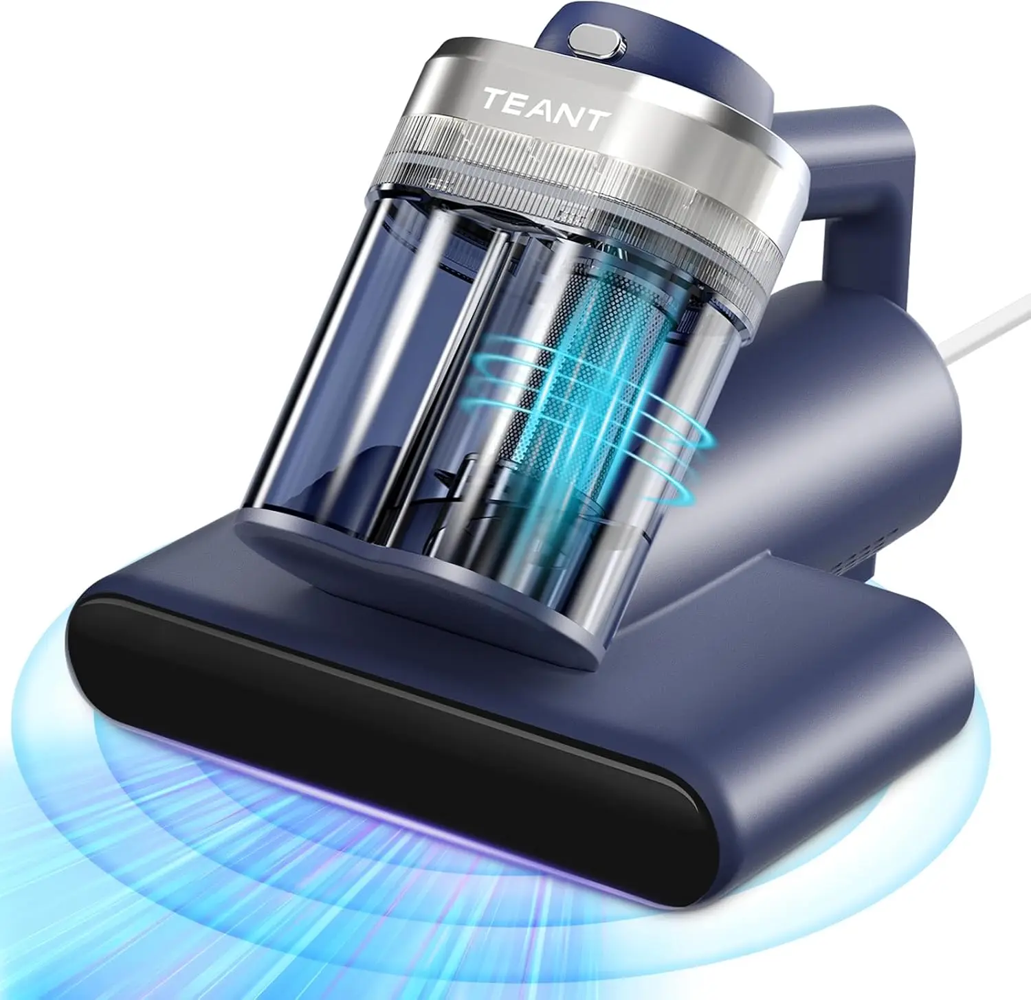 UV-C Mattress Vacuum with 16kPa Suction, 149℉ Heat & HEPA Filter for Deep Cleaning