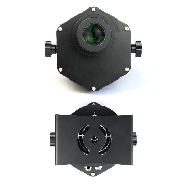 Desheng 80W Waterproof Outdoor LED Gobo Projector Delsun Warning Line Logo Projector Korean KC CE Security Caution Light