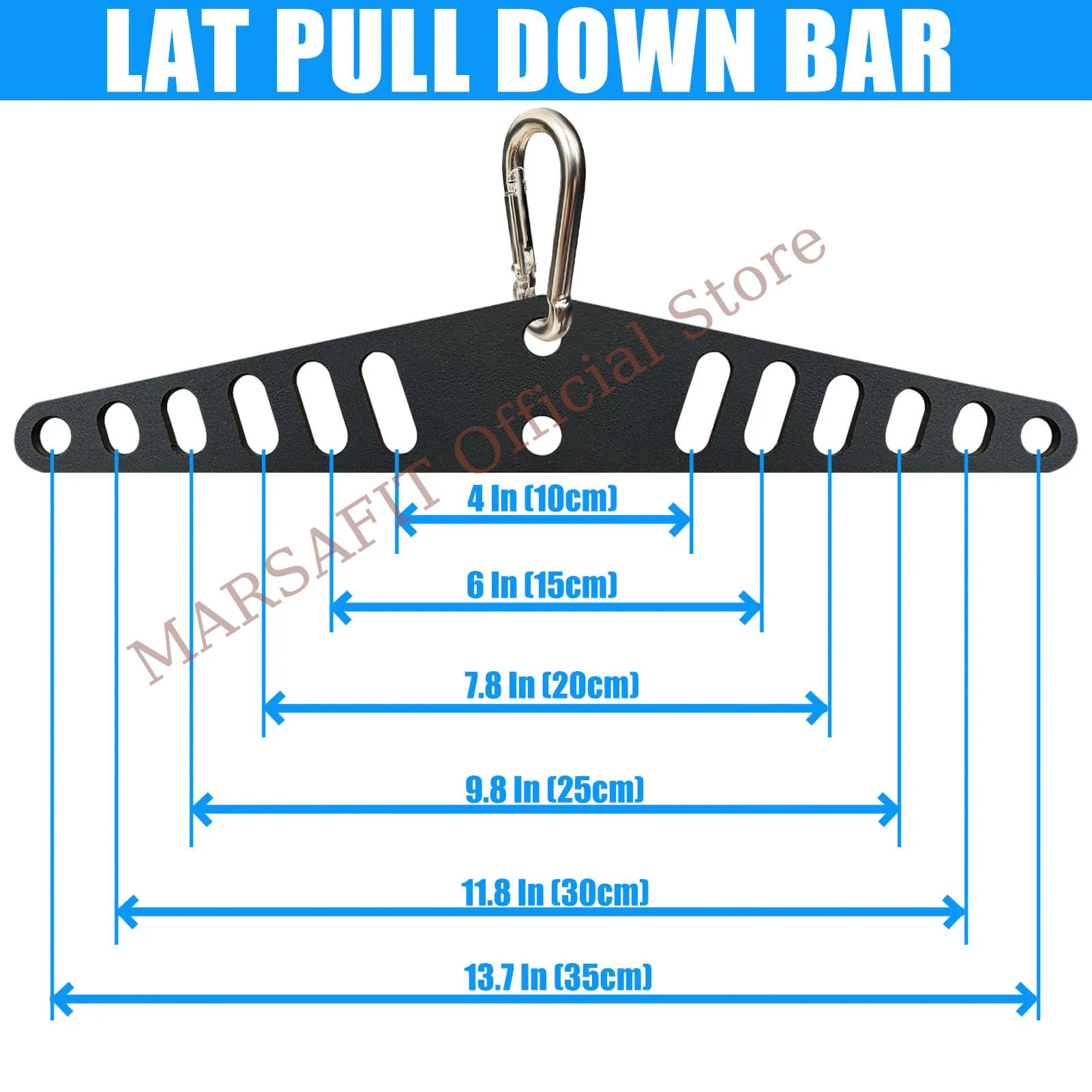 

LAT Pull Down Handle Adjustable Back Training T-Bar For Biceps Triceps Arm Strength Training Pulley Fitness System Accessories