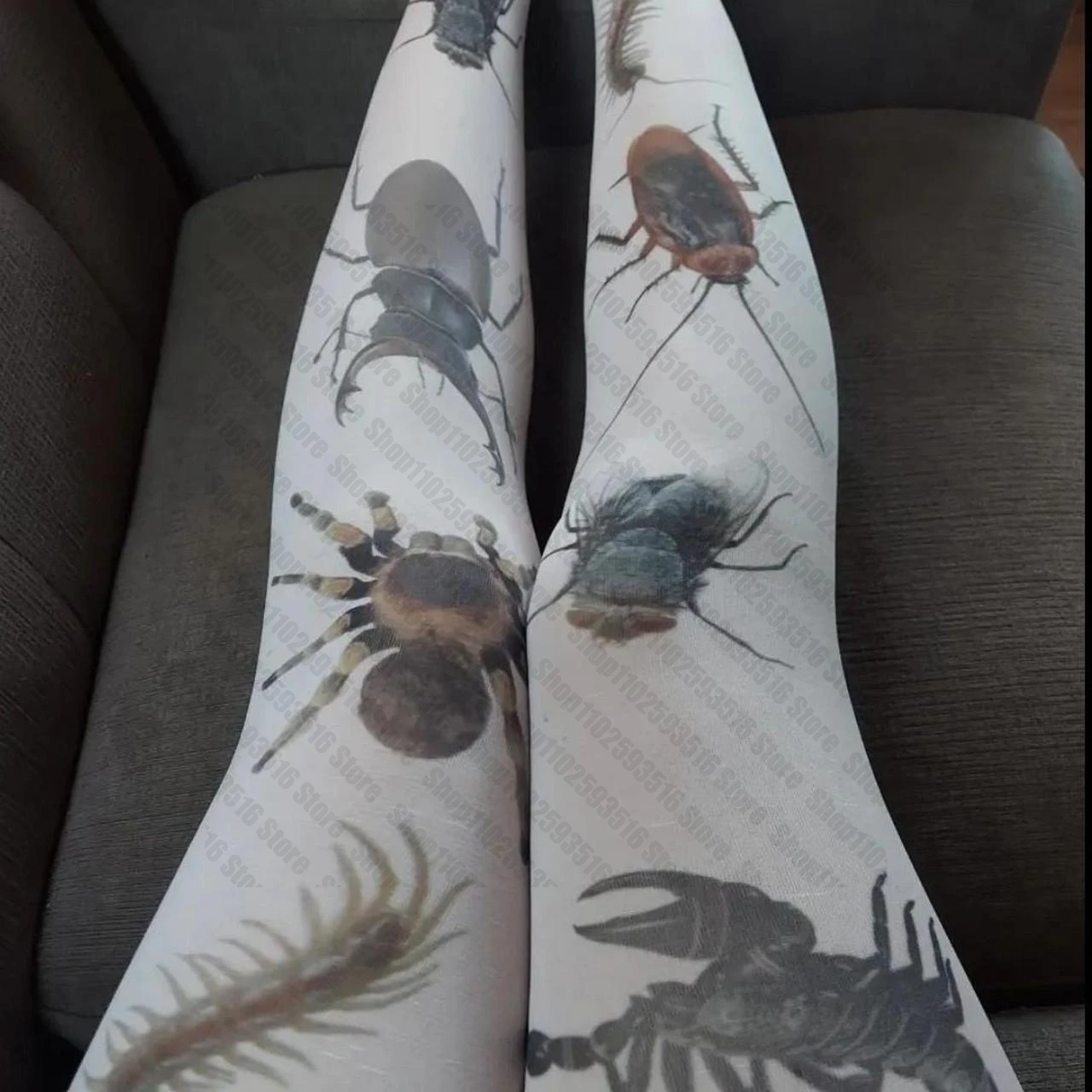 Strumpfhosen Kompressionsstrümpfe für Frauen Punk Kawaii Socken Cosplay Sexy Shoopy Emo Goth Fetisch Harajuku Strumpfhosen Lolita Knie lang