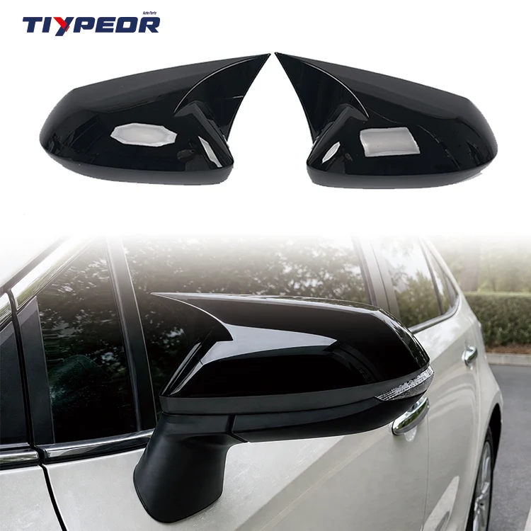 Side Mirror Cover or Toyota Corolla 2019‑2023 Levin 2020‑2023 Axio 2018  Stick‑On Rearview Mirror Gloss Black Exterior Decor
