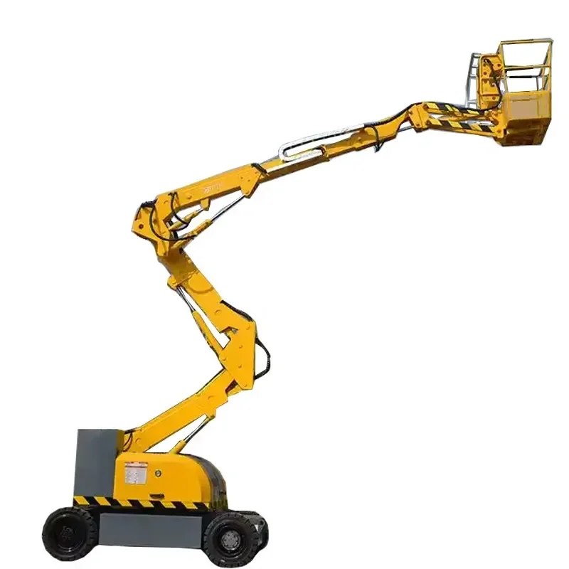 Curved Telescopic Arm Elevator Self-propelled Telescopic Arm Lift