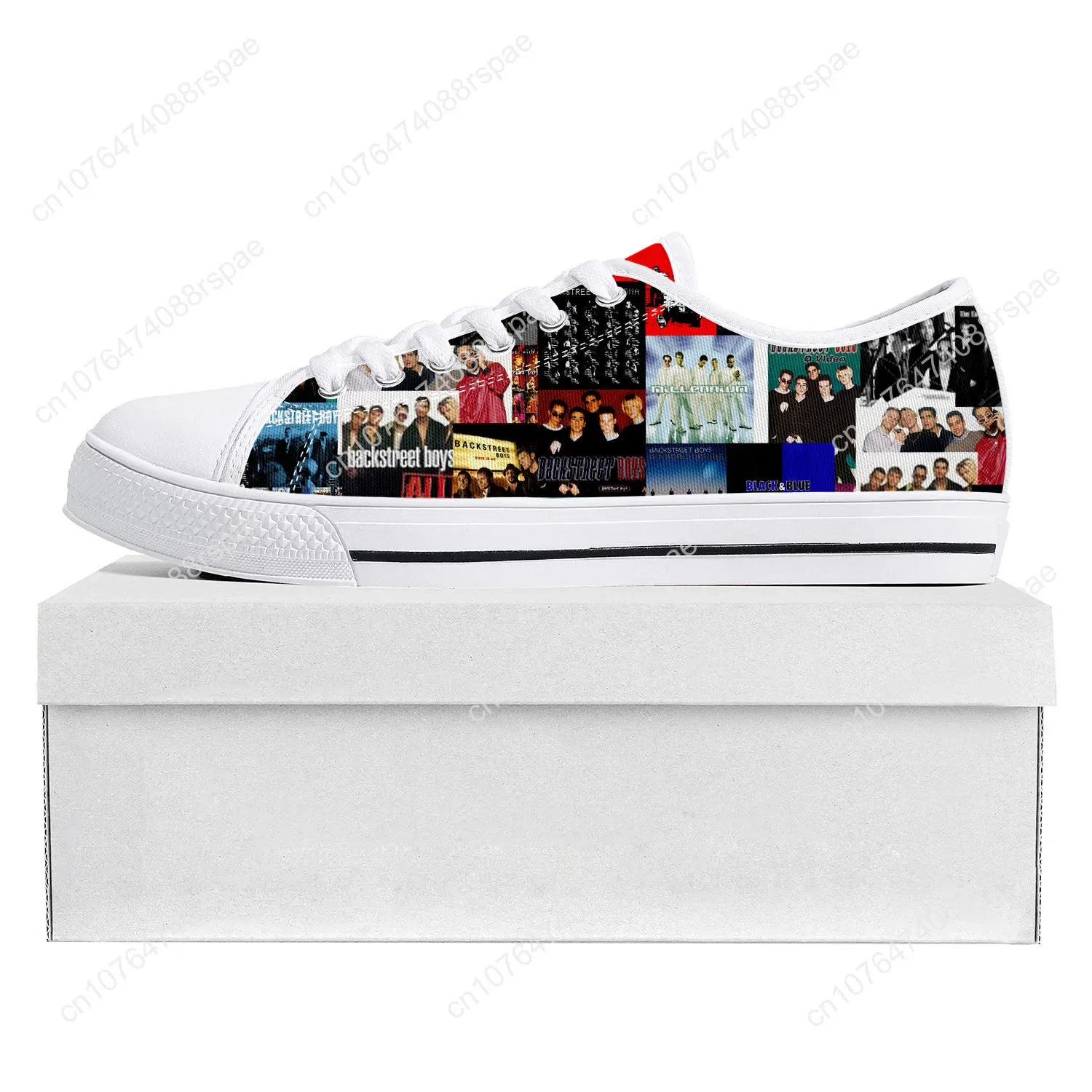 Backstreet Boys Pop Band Low Top Sneakers, sapatilha de lona para casais, sapatos personalizados para homens e mulheres, moda Bsb, alta qualidade