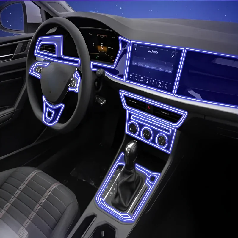 For Volkswagen Lavida plus 2018-2020 Dashboard Multimedia Navigation Transparent Anti-Scratch Protection Film Modification for