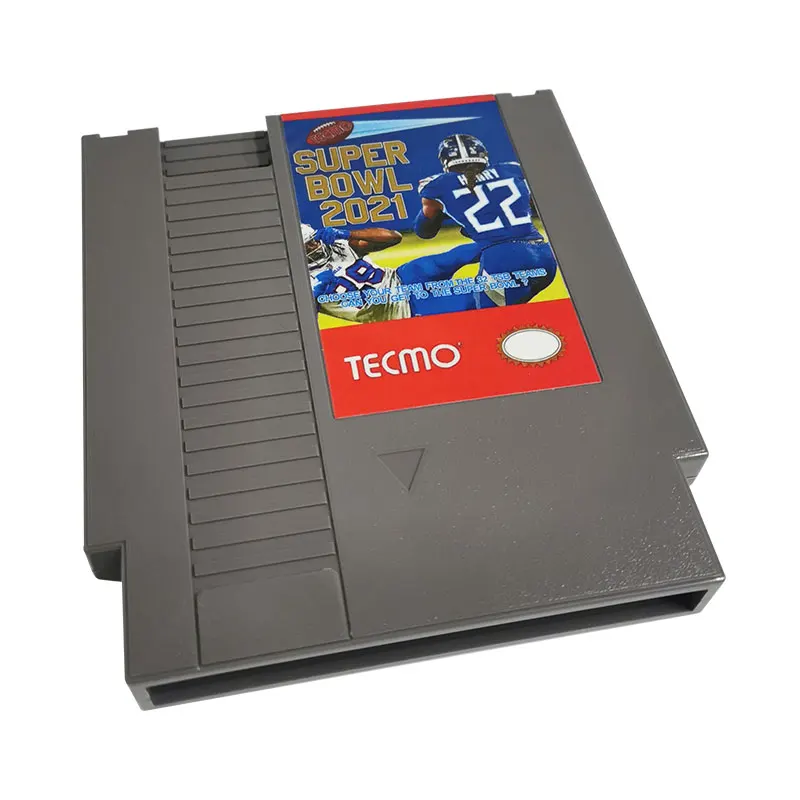 8 Bit Video Game Card - Tecmo Super Bowl 2021 - Rosters as of 2/5/2021 - New NES Cartridge - Free Shipping