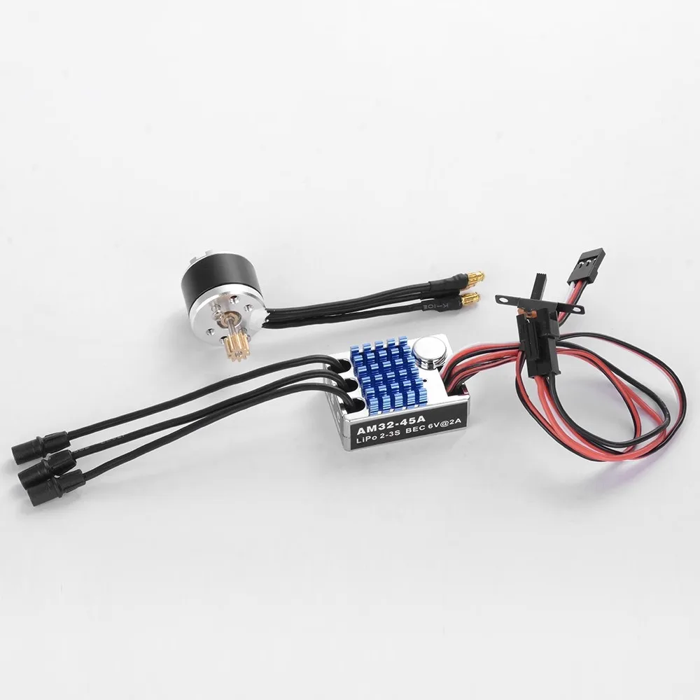 

MN82/MN99s/MN168/MN78 External rotor Motor/ESC set for Remote Control toys RC Crawler Car Upgrade parts