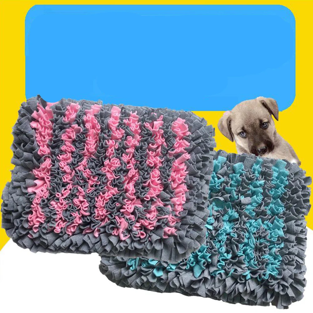 

Pet Sniffing Mat Blue 52x40cm Cloth Feed Training Mat Creative Slowing Feeding Food Feeder Puppies Pet Smell Pad