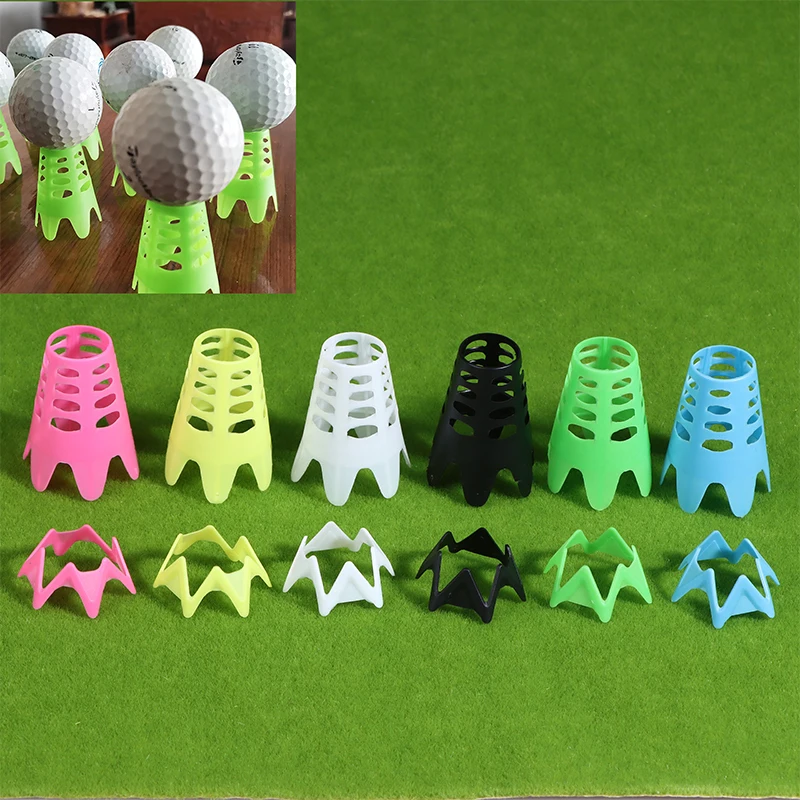 

5Pcs Plastic Golf Mat Tees for Practice Winter Turf Driving Range Home Golf Training Simulator Tees