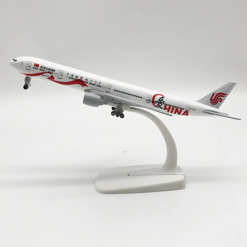 

Diecast Air China B777 Civil Aviation Passenger Plane Model Alloy&Plastic Material 1:200 Scale Simulation Display