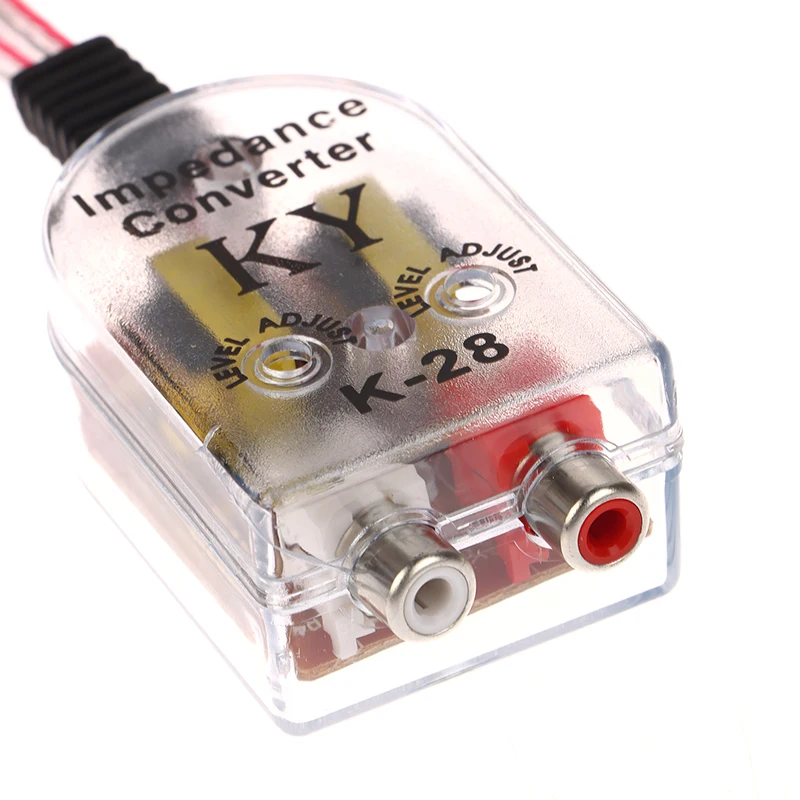 1PC Audio Subwoofer High Zu Low Frequenz Teiler Konverter Regler Filter Auto Audio CD Verstärker