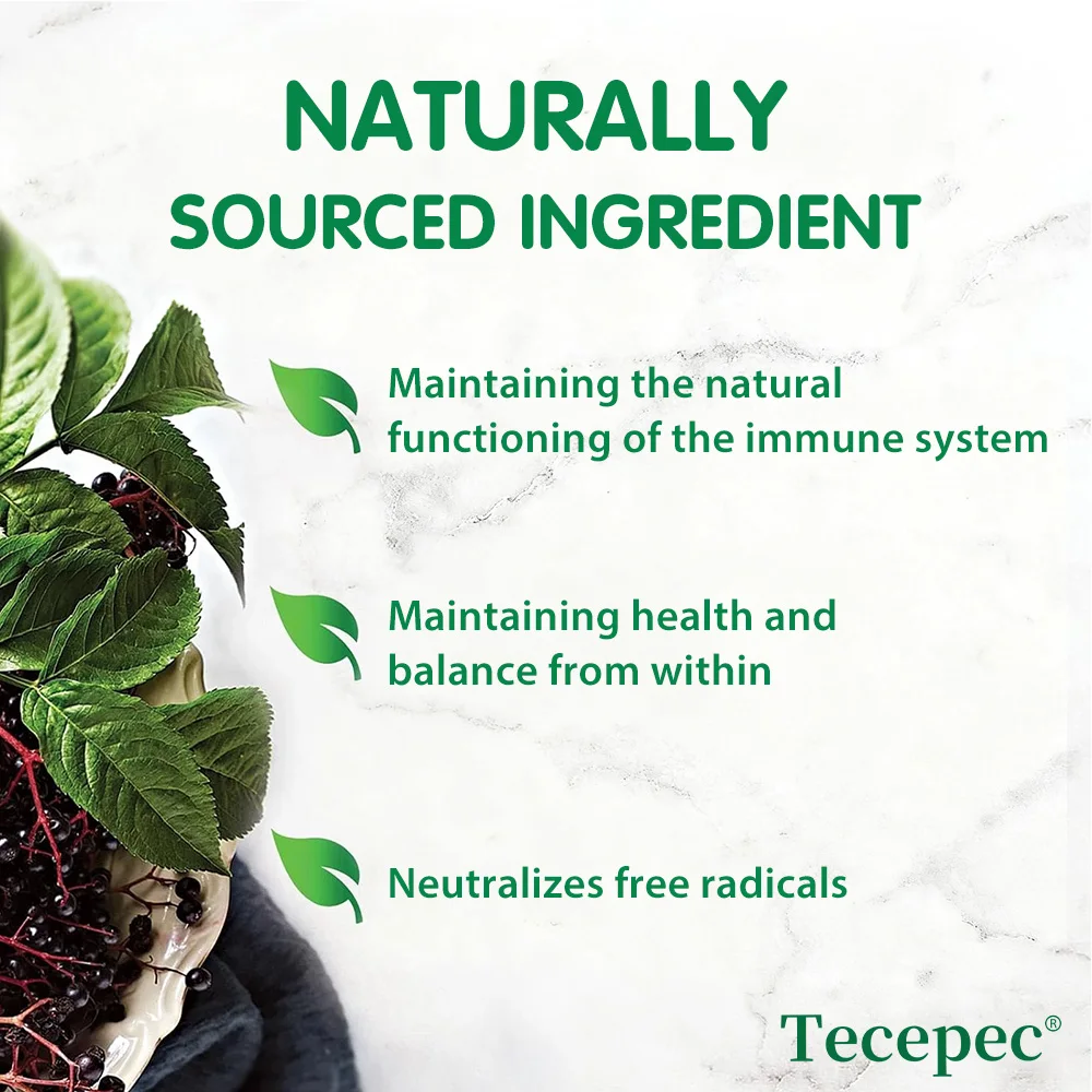 كبسولات إلدر بيري بلاك بيري 5000 ملجم - دعم الطاقة المناعية اليومية للبالغين، مكمل مضاد للأكسدة، تحسين صحة البشرة #6