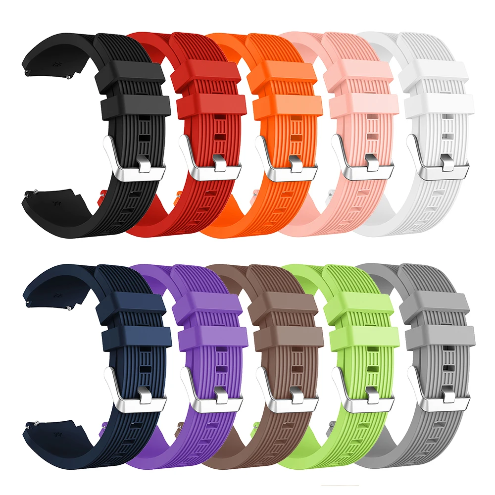 Correa de silicona de 22mm para Samsung Galaxy Watch, 46mm, 45mm, Gear S3, Huawei Watch GT, GT2 Pro, GT3, 46mm