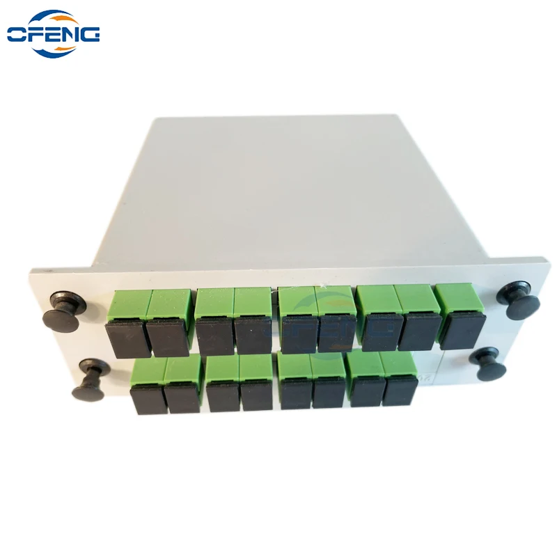 SC APC Fiber Optic Splitter Box, 1X16 PLC Cassette Insertion Type Splitter, SC UPC Card Type, FTTH PLC Splitter Box Customized