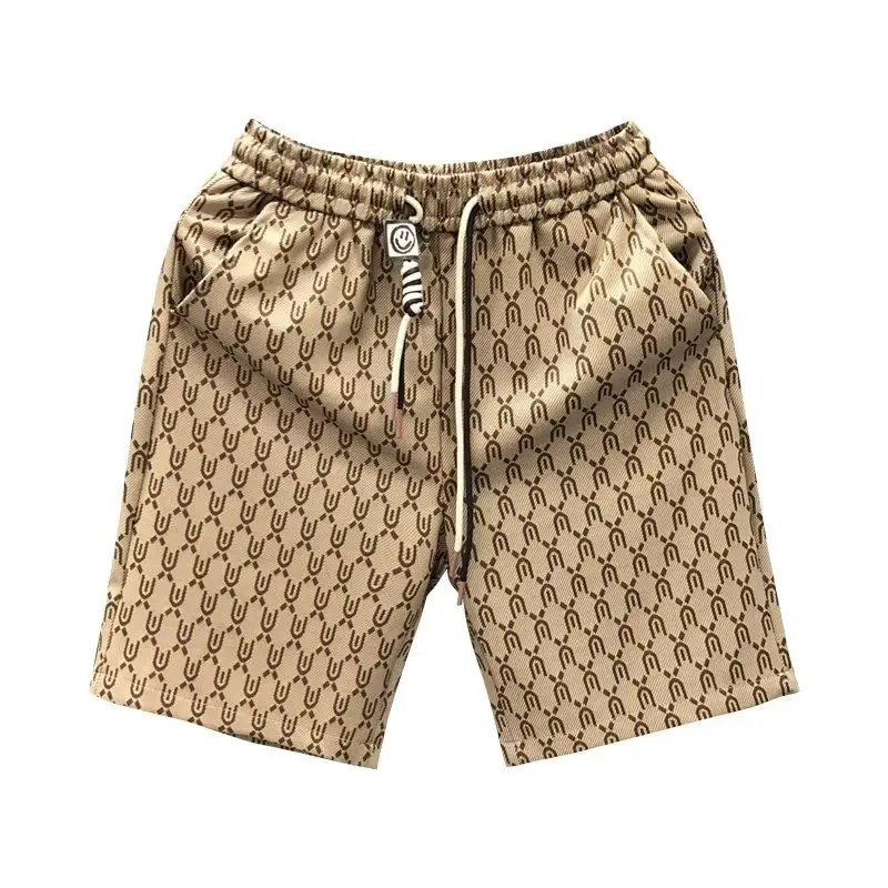 Summer New Men's Shorts Street Fashion Sports Shorts Outdoor Leisure Men's Clothing Hawaii Luxury Beach Shorts 2024