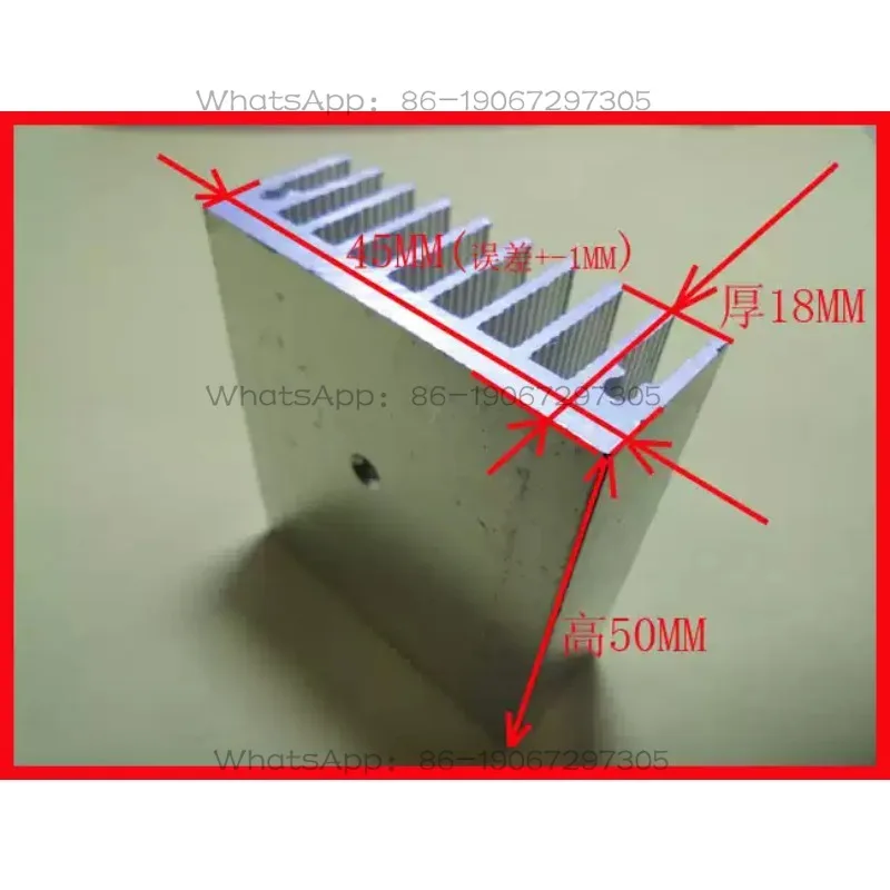 Electronic heat sink heat conducting block 404020, 504518, 505020, 1503819