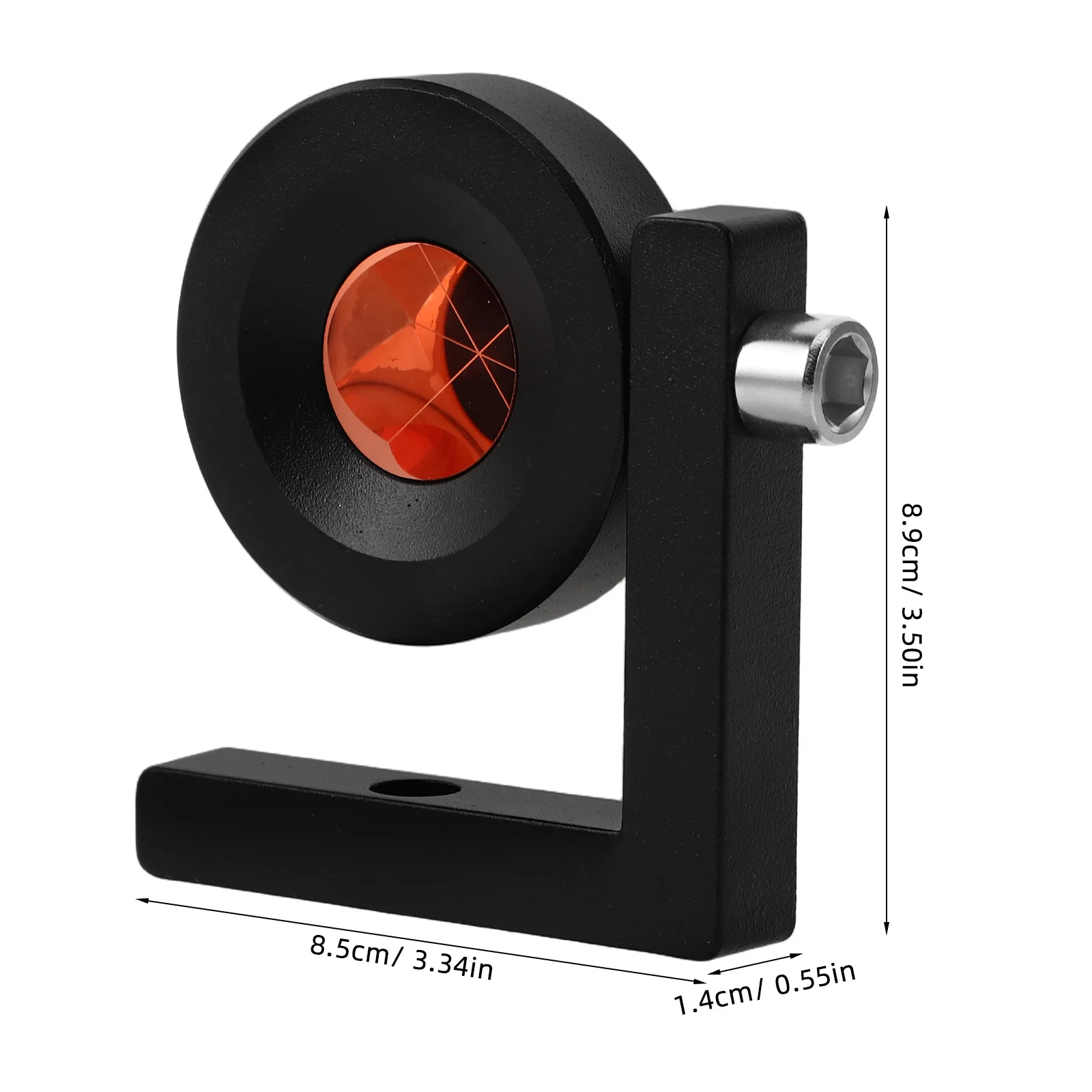 منشور صغير على شكل حرف L لمحطة المجموع قياس الزاوية اليمنى لمراقبة نفق المترو الأنفاق أداة المسح البصري #4