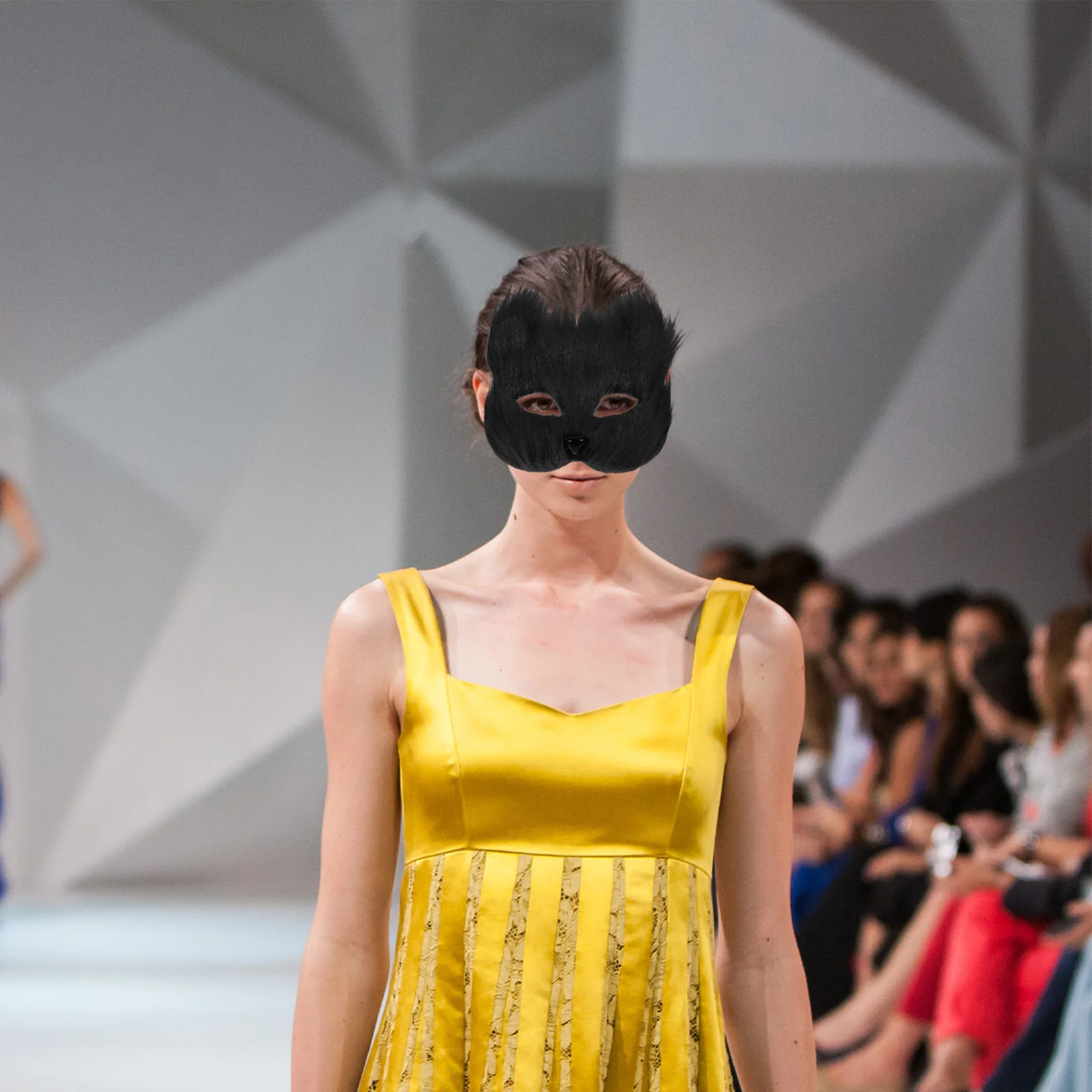 Fox Mask Masquerade Half Cover Halloween Costume Cosplay Party Supplies Unique Fox Shape Mask Costume Masks Party Supplies