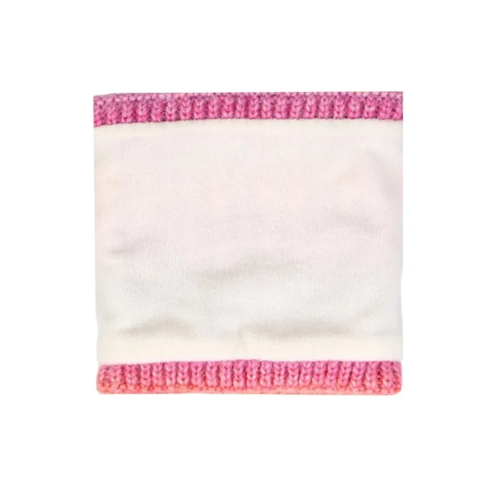 

Casual Gradient Color Baby Hat Scarf Gloves Set Cute Pompom Warm Ears Toddler Knitted Hat with Velvet Keep Warm Hat Set Girls