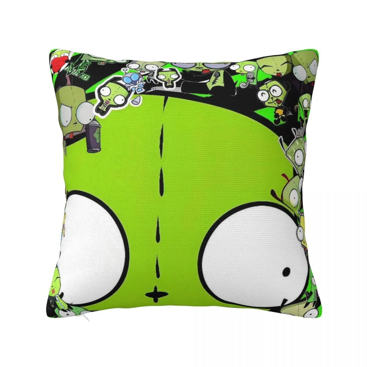 Invaders Zims Friends Squirrel & Gir Pillow Cover Square Pillow Case Cushion Cover Custom Pillowcases For Sofa Home Decoration