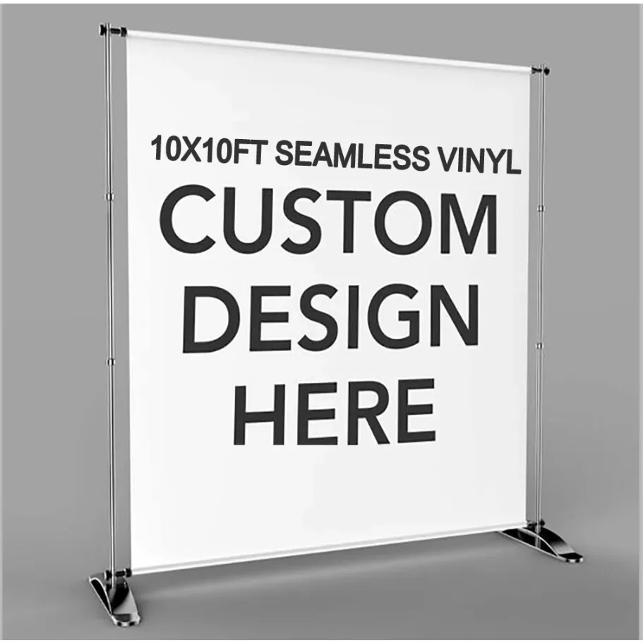 10x10FT Custom Background Personalized Photography Photo Studio Backdrops Print Your Own Picture Design 300x300cm Seamless Vinyl