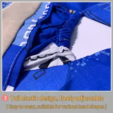 Cotton Bird Cartoon Print Scrub Cap #4