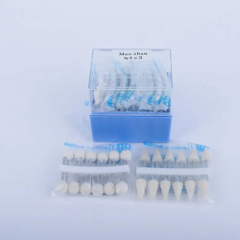 60 Stück/120 Stück, 1 Packung, Polierscheiben aus Wollfilz, Außendurchmesser 3–12 mm, Schleifkopf für Dremel-Bohrmaschine, Drehwerkzeug, 3-mm-Schaft. – Detail 4