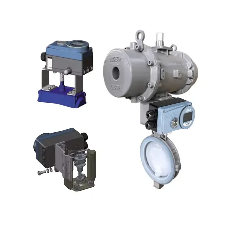Buerkert Digital Electro-pneumatic Positioner Type 8792 Valve Positioner With Chinese Brand Control Valve and Actuator