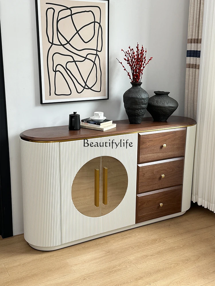 

ld25 Italian light luxury entrance storage chest modern minimalist storage decorative cabinet