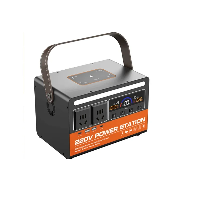211200mAh Portable Outdoor Camping Power Station 1000w Li- Ion Battery 18650 220V AC Output Power Bank Backup Power Supply image 3