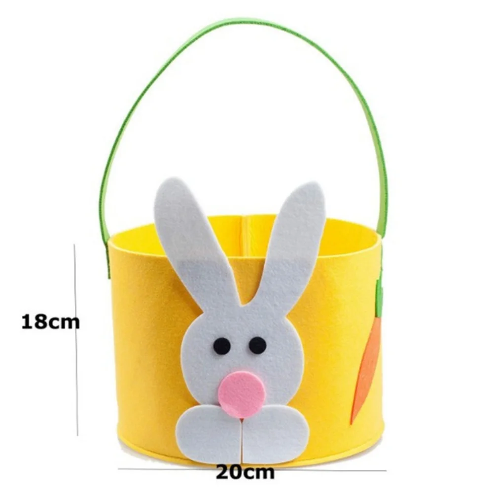 

Пасхальная подарочная сумка для сладостей, очаровательная пасхальная сумка-тоут с кроликом, яйцом и цыпленком, красочная сумка для закусок для пасхальных праздников
