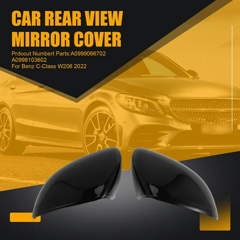 Car Door Mirror Shell Side Rear View Mirror Cover A0999066702 A0998103602 For Mercedes-Benz C E S Class W206 W214 W223