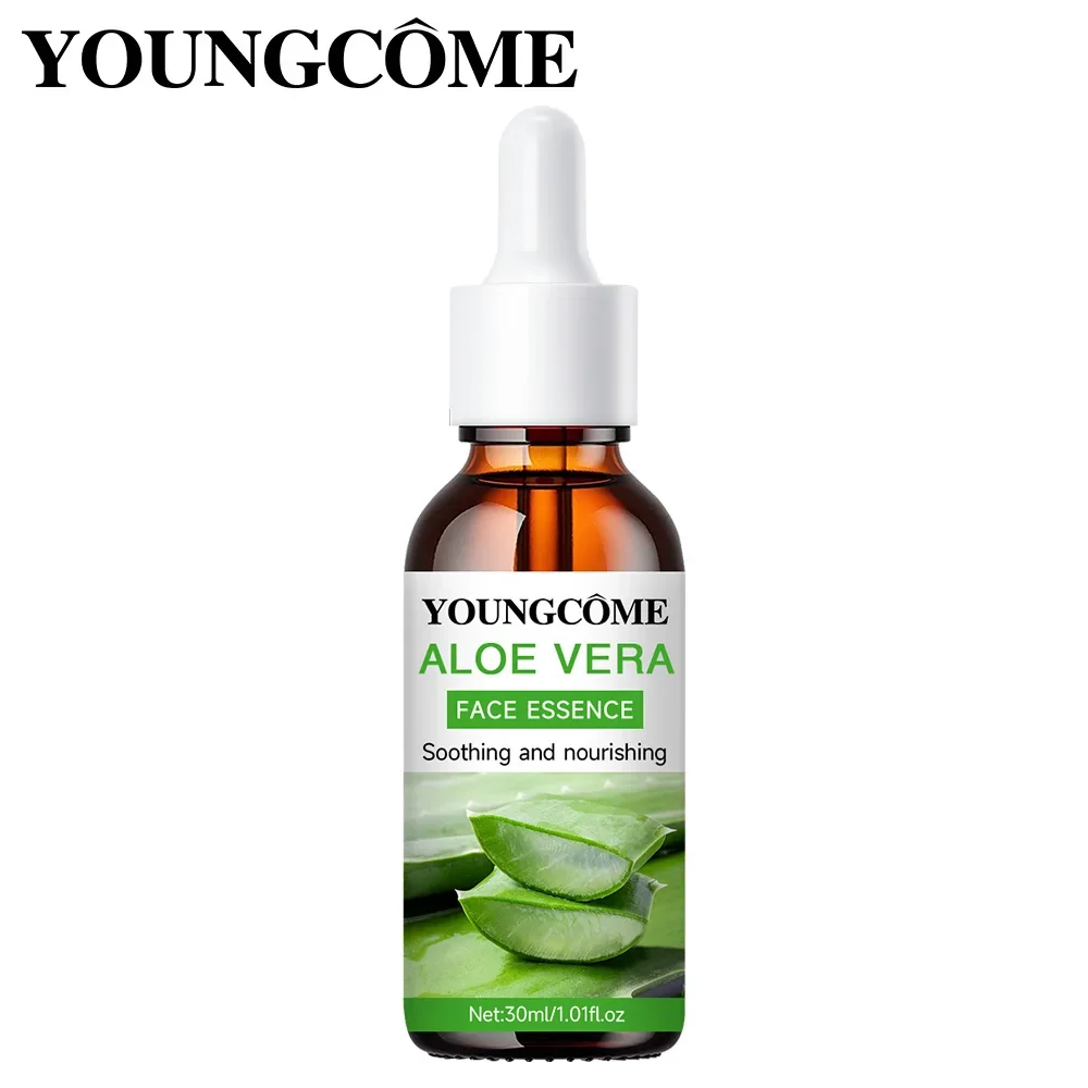 YOUNGCOME Aloe Vera Essence Moisturize Smooth Soften Soothe Face Prevent Pimple Redness Cracked Rough Moisturizing Face Care