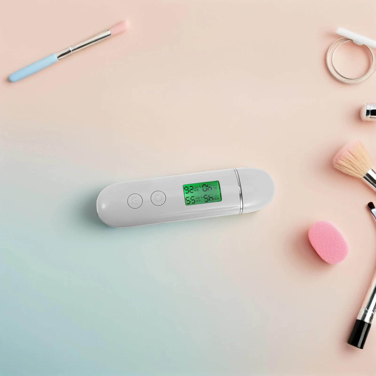 Analizador Digital de humedad de la piel, probador de hidratación portátil, dispositivo preciso para el cuidado de la piel del aceite Facial para viajes en casa