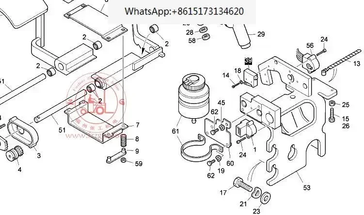 0009733033 0009733023 Suitable for Linde forklift handbrake micro opening 335E16 car accessories
